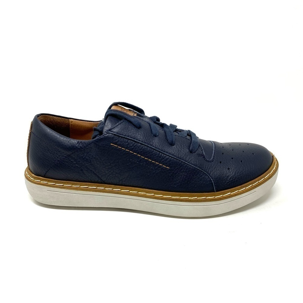 Josef Seibel Quentin 03 ocean Combi leather oxford sneakers